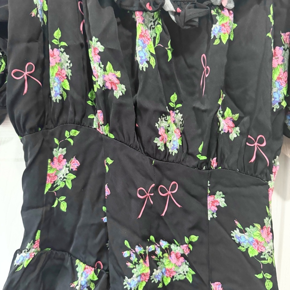 The For Love & Lemons Wilson Mini Dress SMALL - Picture 6 of 7